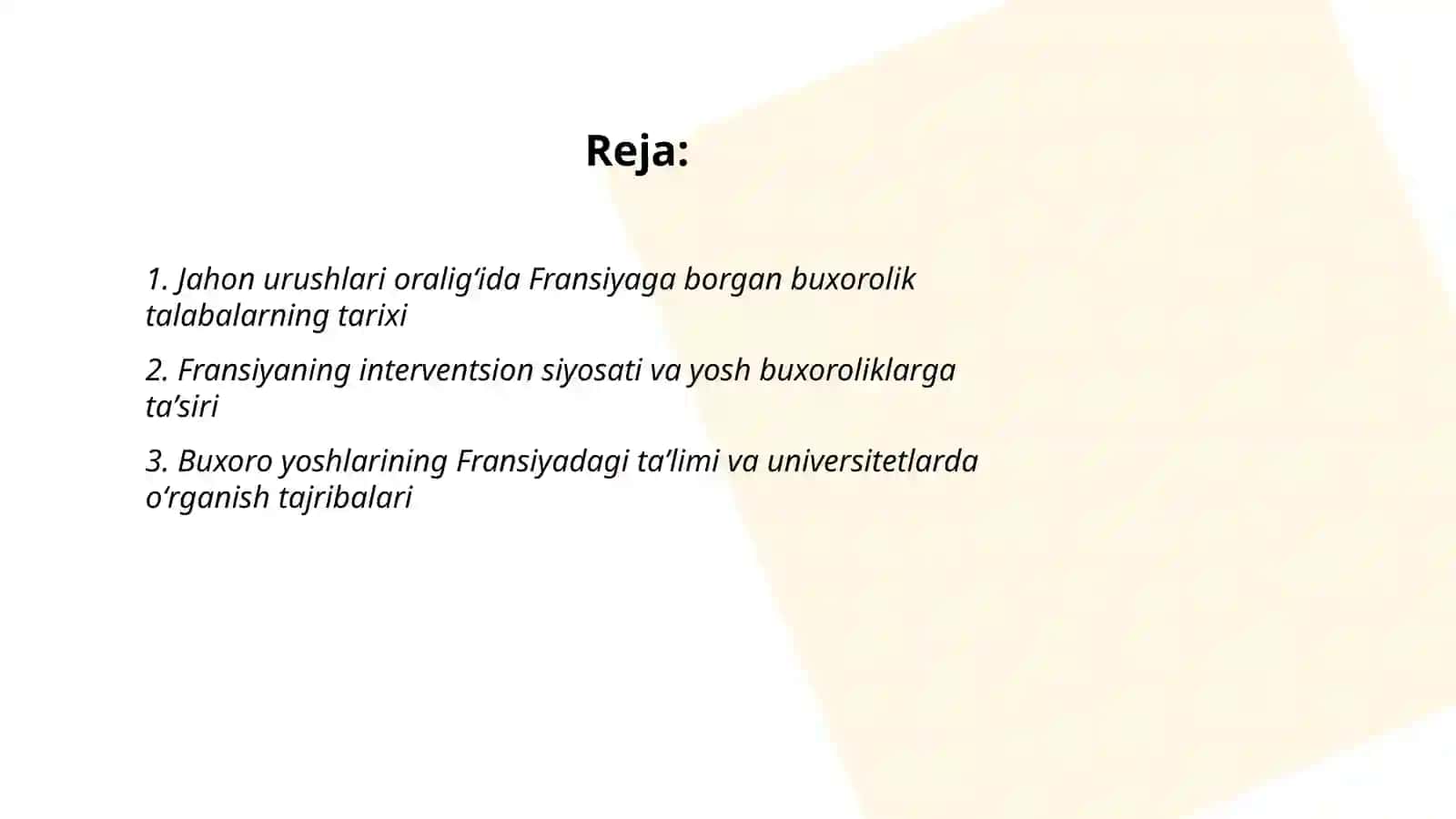 Jahon urushlari oraligi Fransiya va yosh buxoroliklar 2