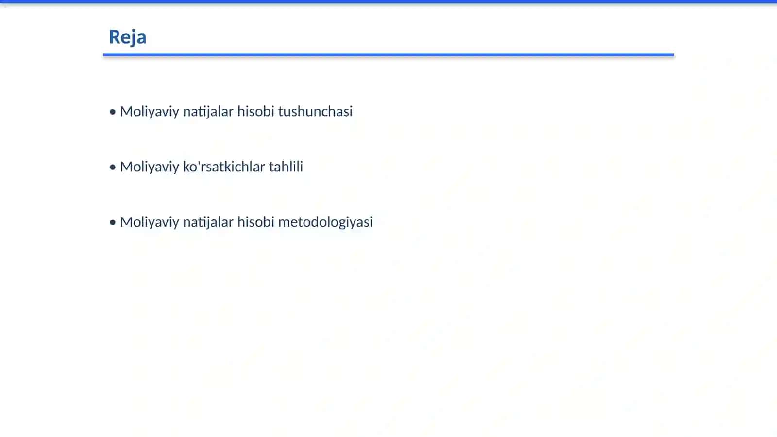 Moliyaviy natijalar hisobi 2