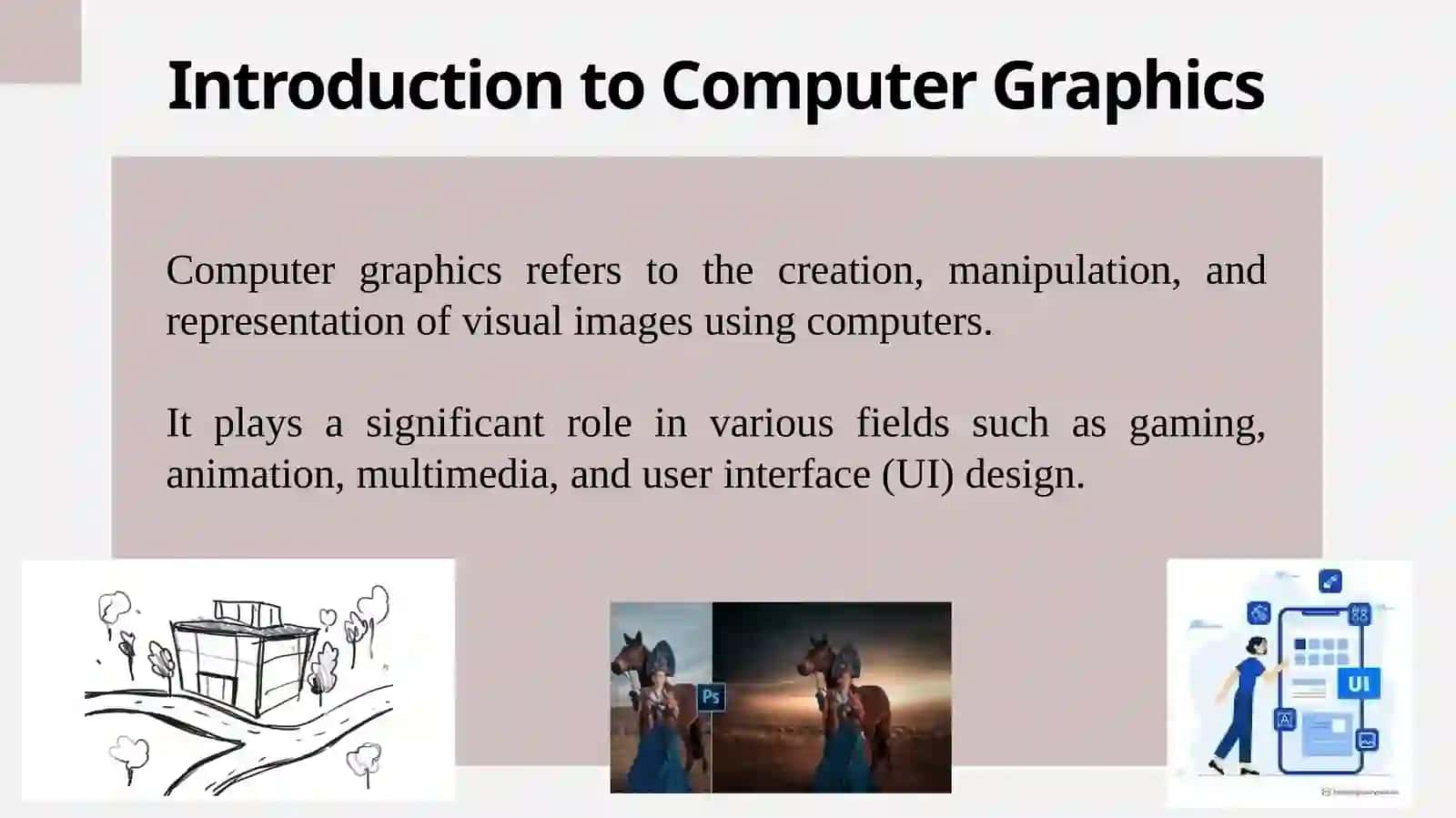 Basics of Computer Graphics and Design 2