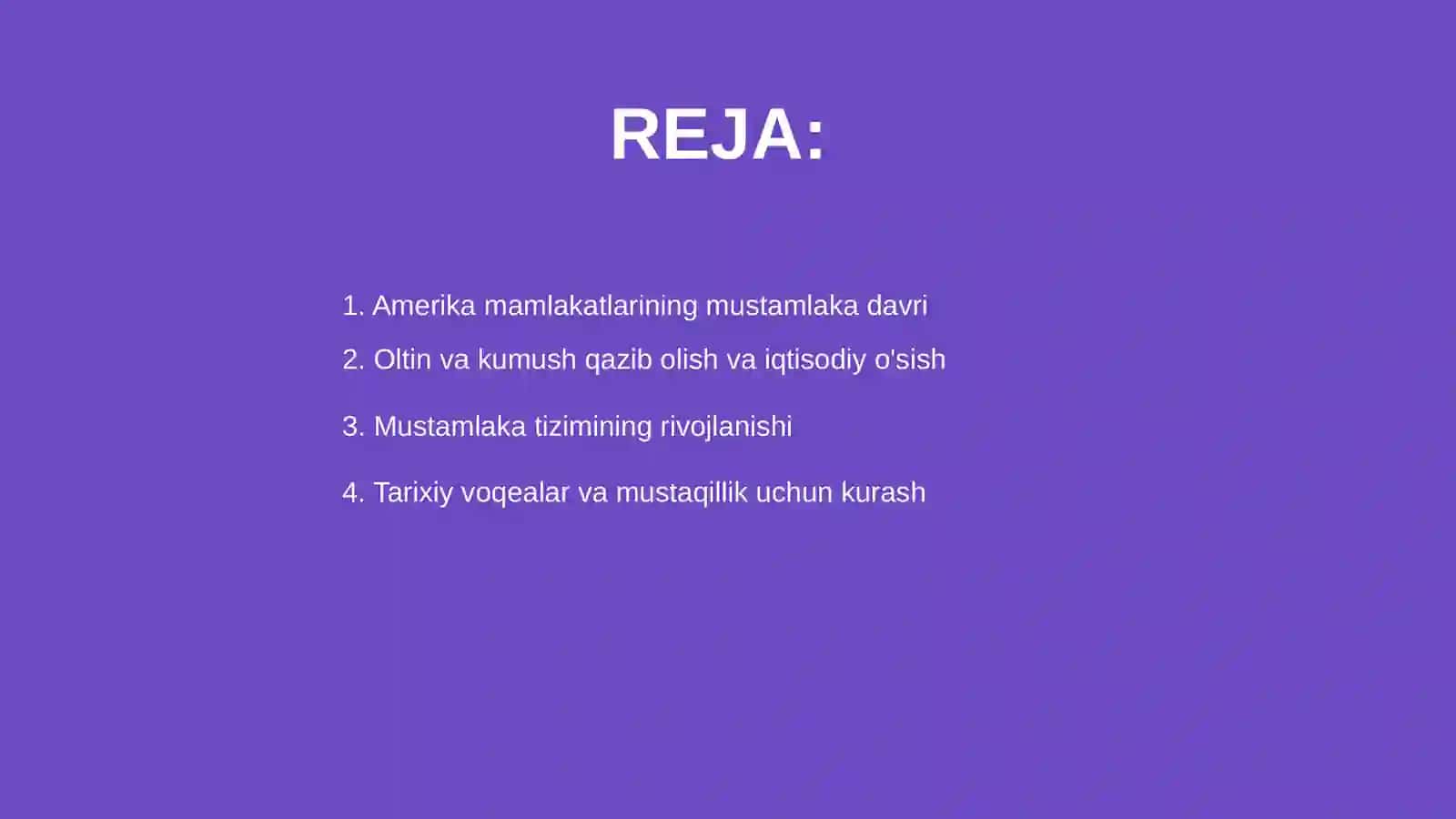 XIX-XVIII asrlarda Amerika mamlakatlari 2