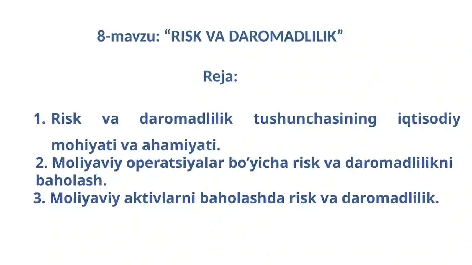 Korxona Moliya 2