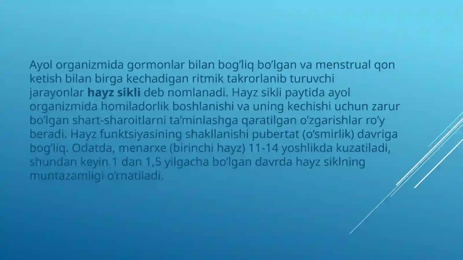 Hayz sikli 2