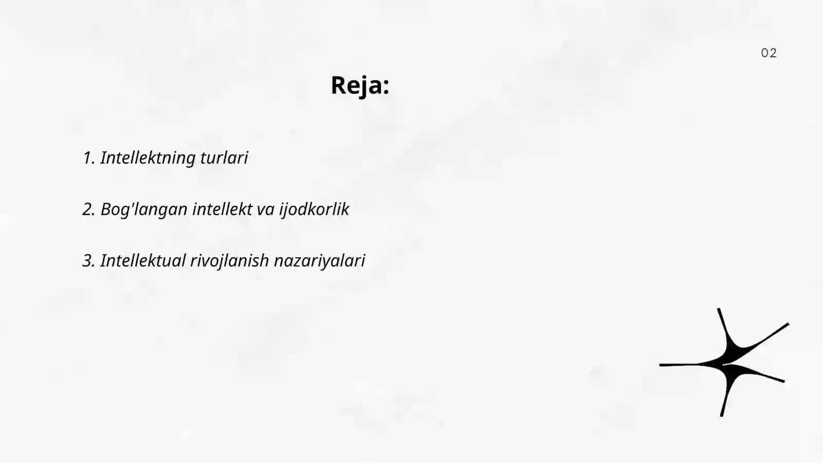Intellekt va kreativlik nazariyalari 2