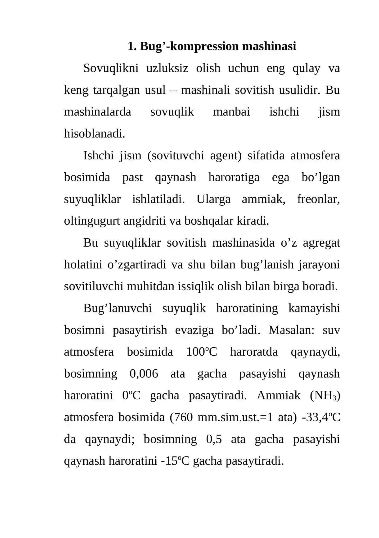 Sovitish mashinasining termodinamiк asoslari 2