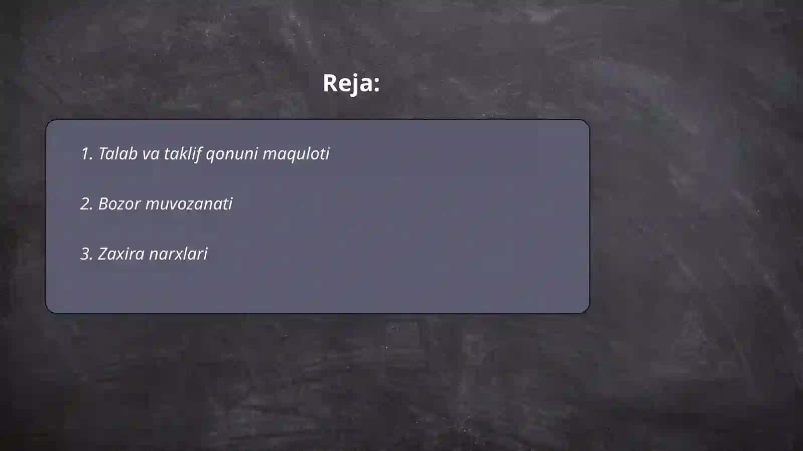 Talab va taklif qonuniga koʻra narx belgilash usullari 2