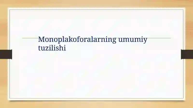 Monoplakoforalar 2