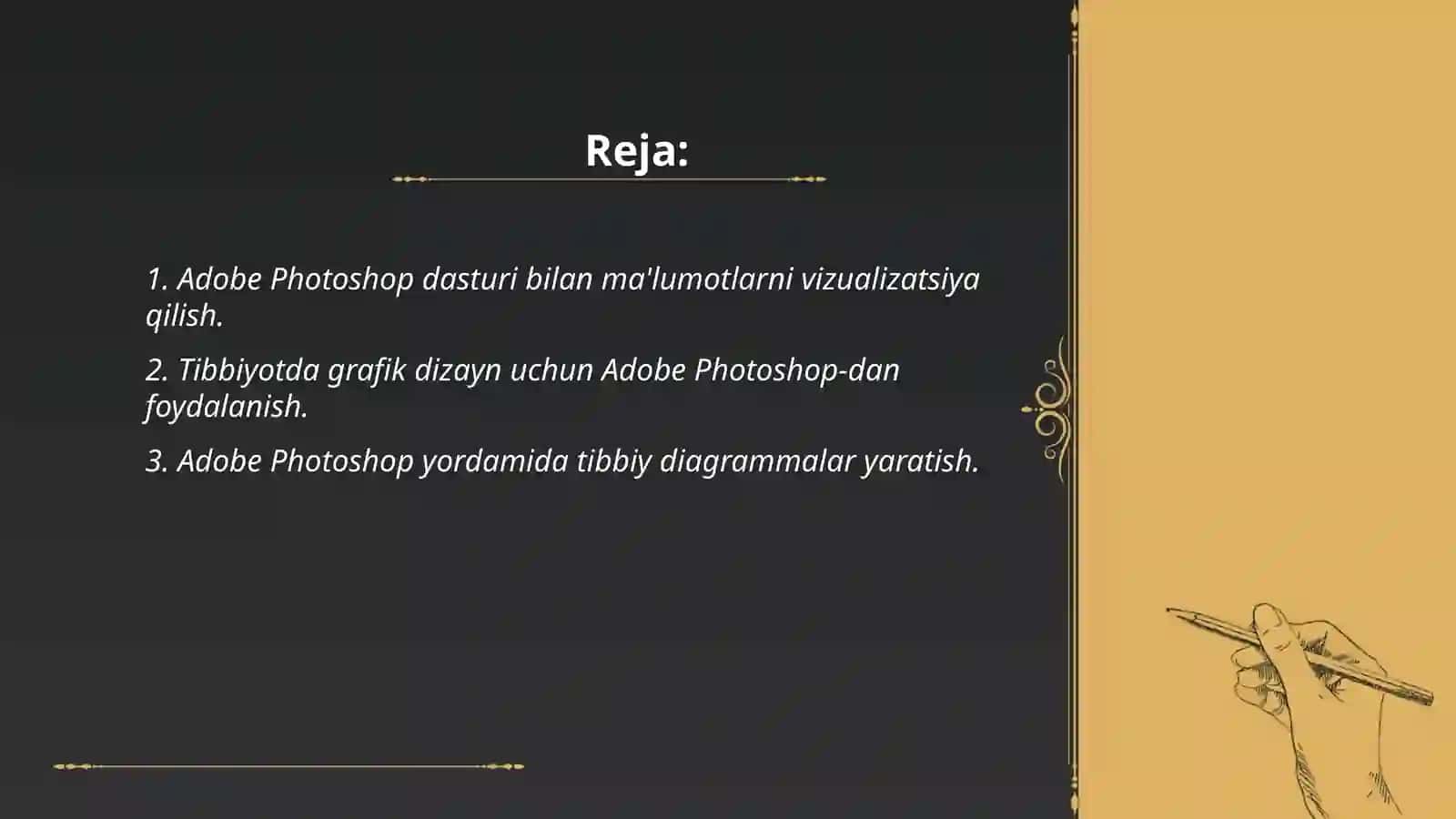 Tibbiyotda grafik malumot yaratishdagi dasturiy vositalar 2