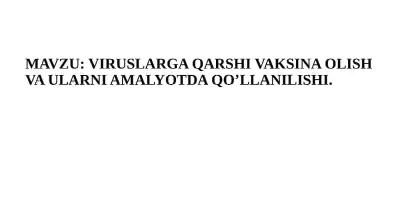 Vaktsina qilish 2