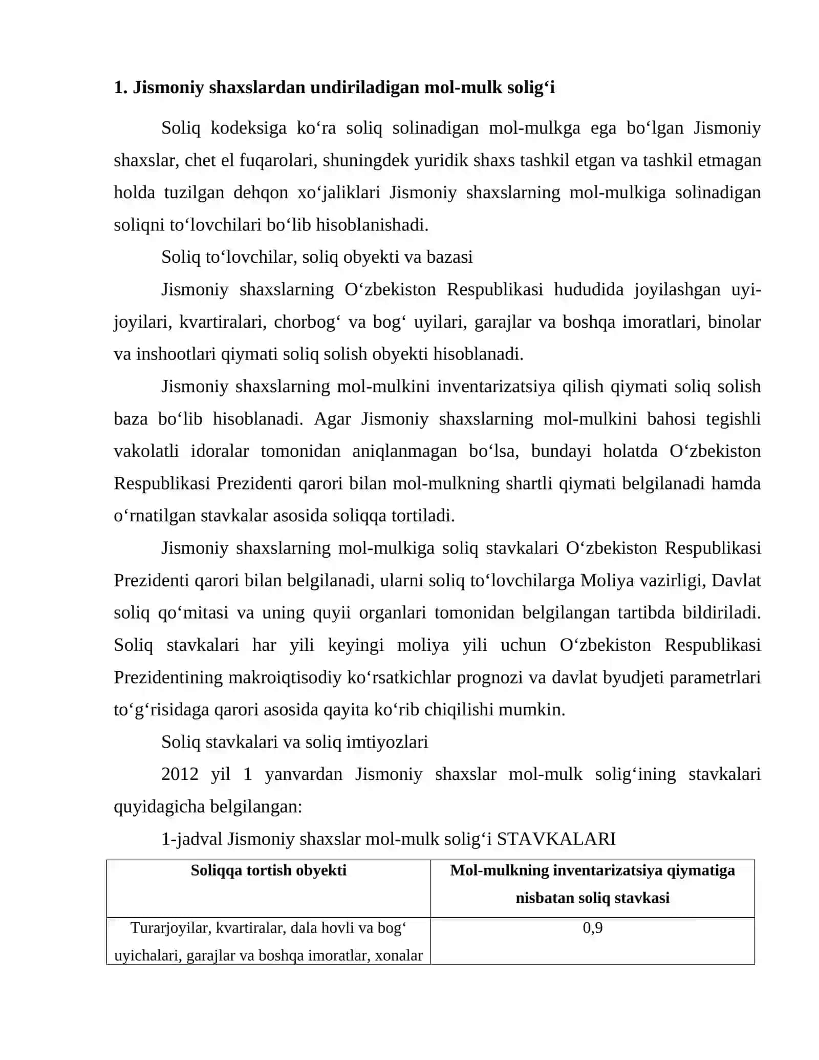 Jismoniy shaxslarni soliqqa tortish tizimi 2
