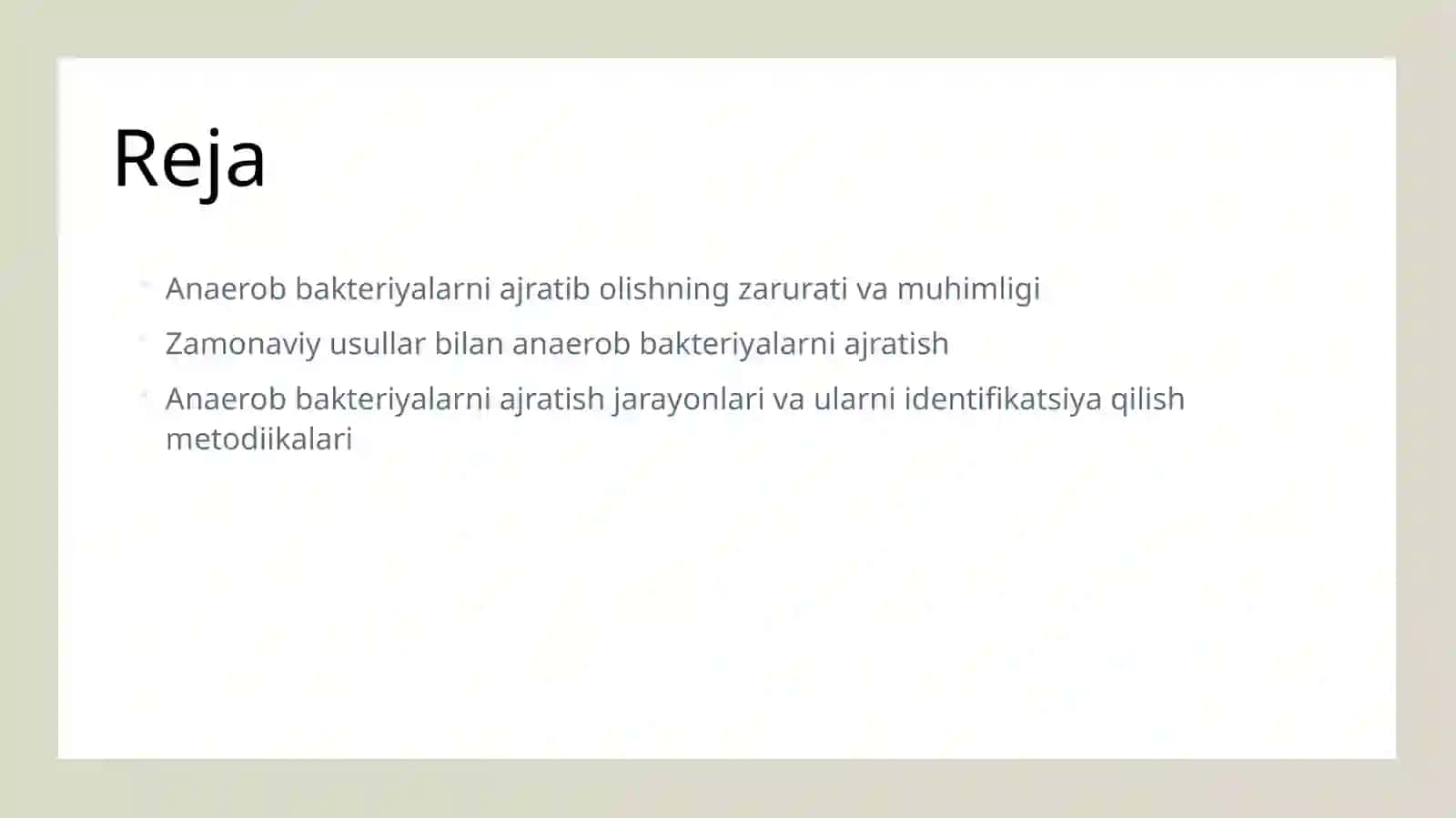 Anaerob bakteriyalarni ajratib olishda zamonaviy usullar 2