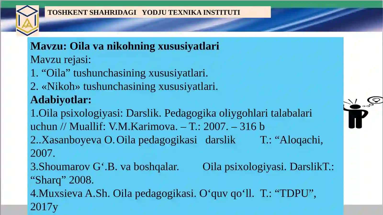 Oila va nikohning xususiyatlari 2