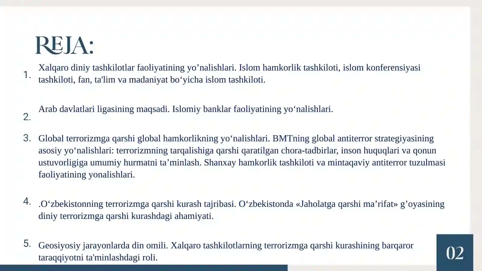 XALQARO DINIY TASHKILOTLAR FAOLIYATINING TARIXI VA ULARNING BARQAROR RIVOJLANISH MAQSADLARIGA ERISHISHDAGI AHAMIYATI 2