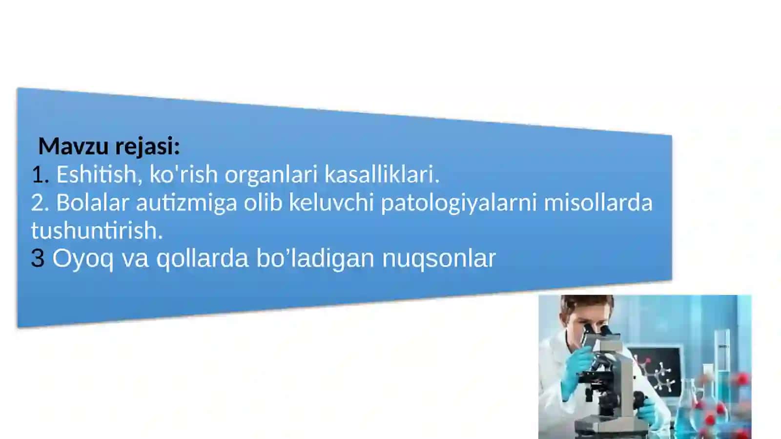 DEFEKTOLOGIYASNING KLINIK ASOSLARI 2