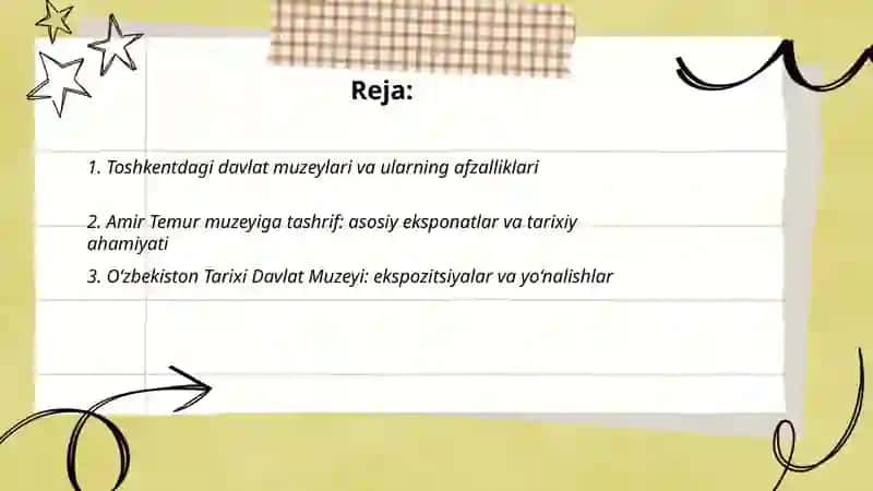 Toshkentdagi Davlat Muzeylari 2
