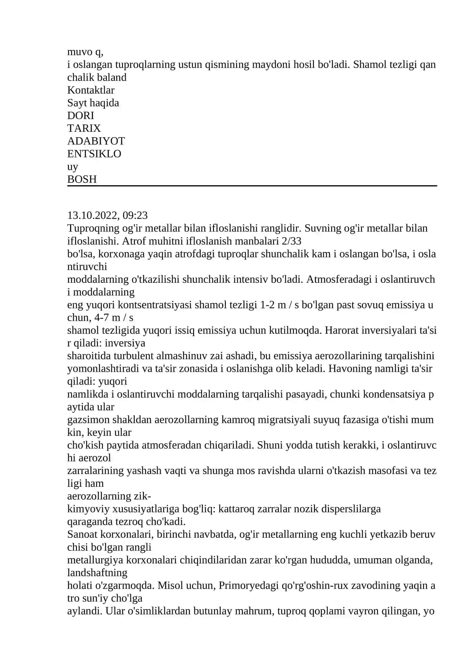 Ionomer tuproq tarkibida og‘ir metallar konsentratsiyasini aniqlash 2