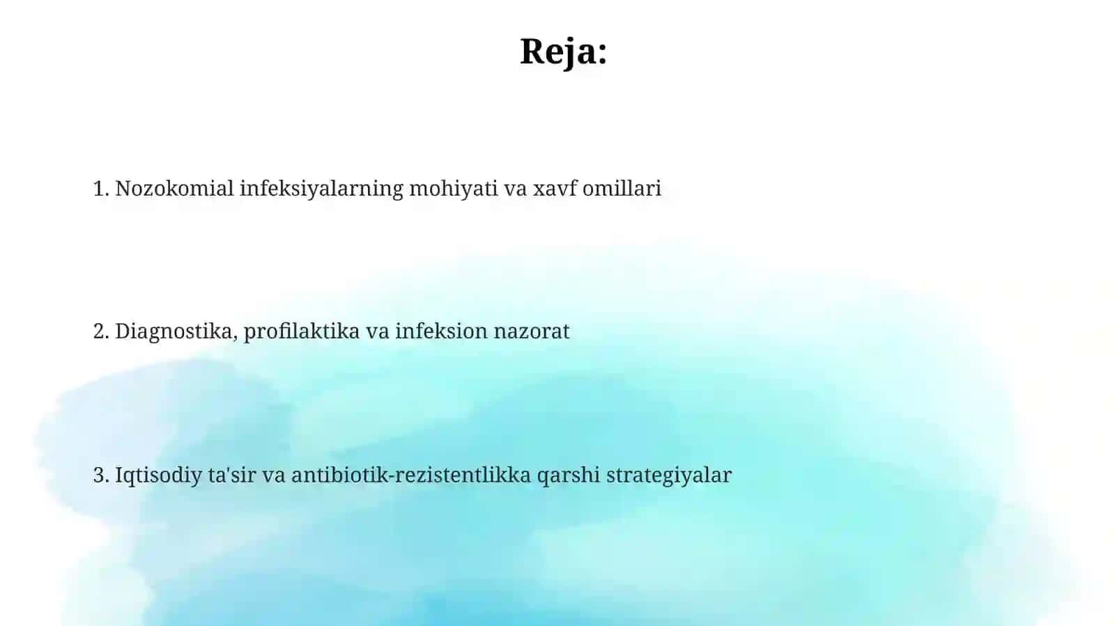 Shifoxona ichki infeksiyalari 2