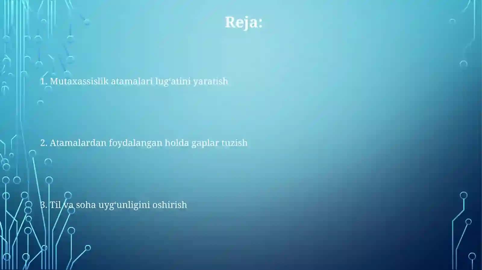 Tilvaterminologiya.Mutaxassislikatamalarilug‘atiniyaratish 2
