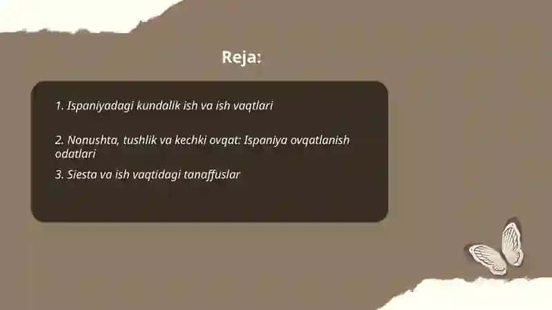 Ispaniyada kunlik hayot 2
