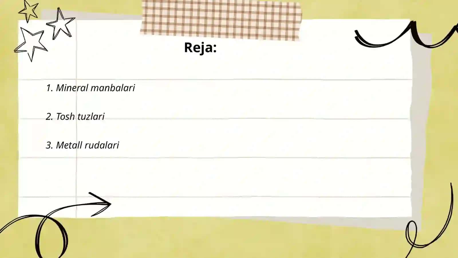 Noorganik moddalarining tabiiy manbalari 2
