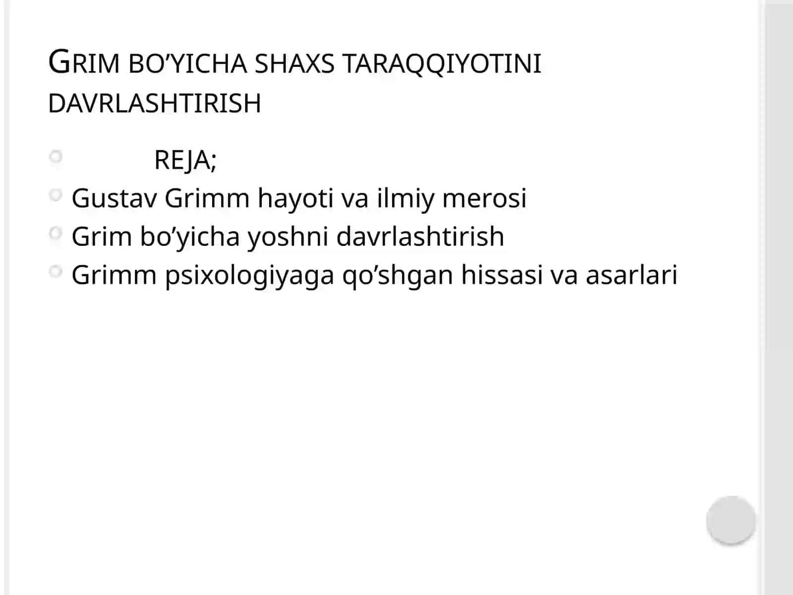 Gustav Grimm hayoti va ilmiy merosi 2