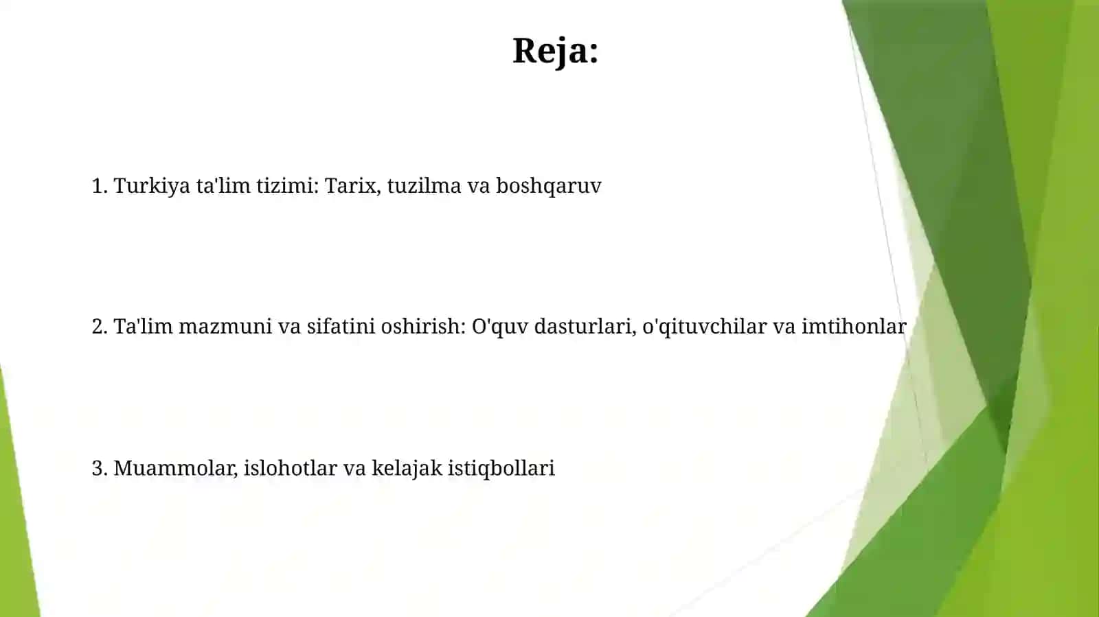 Turkiyada ta'lim tizimi 2