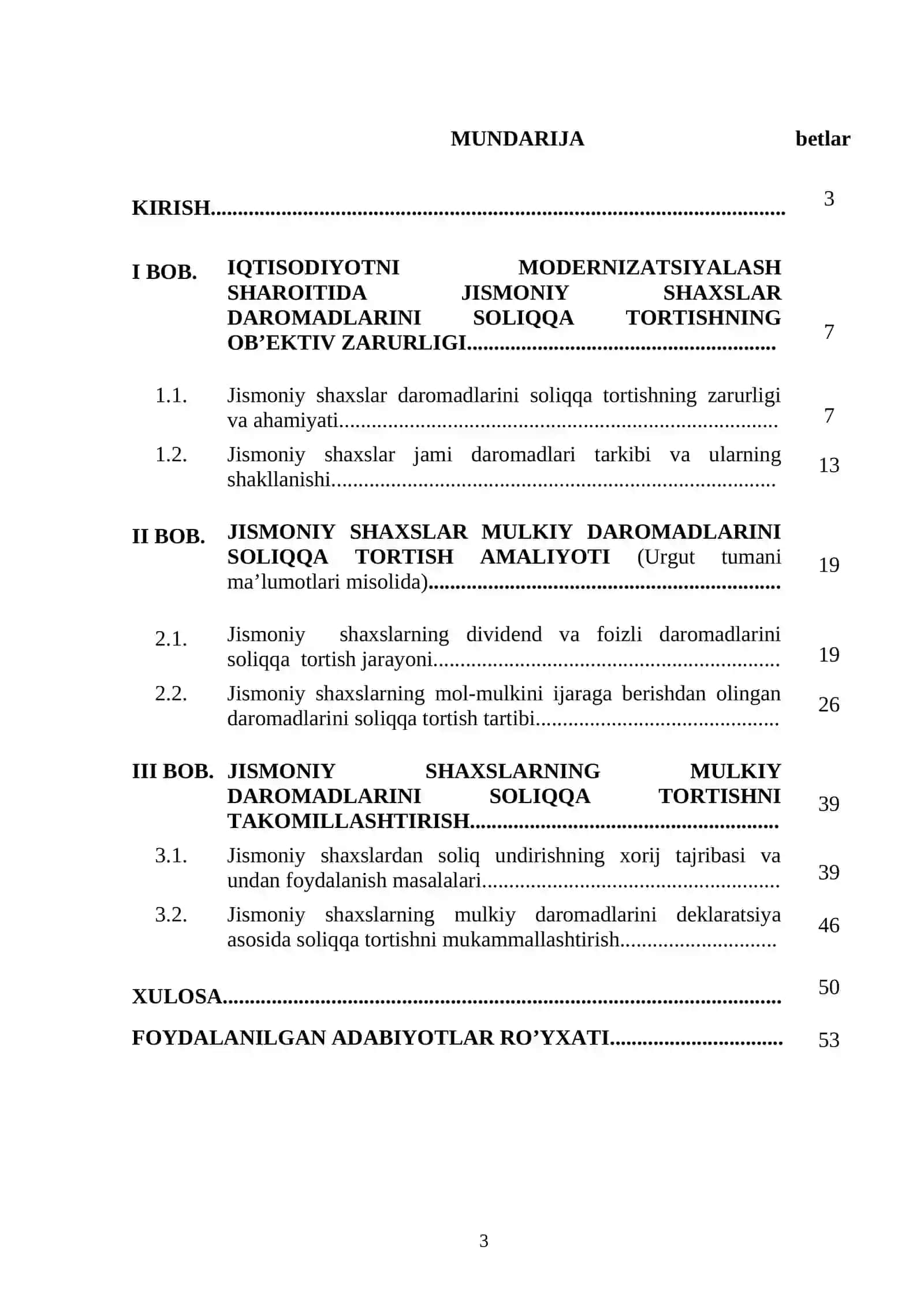 Jismoniy shaxslarning mulkiy daromadlarini soliqqa tortish uslubiyatini takomillashtirish 2