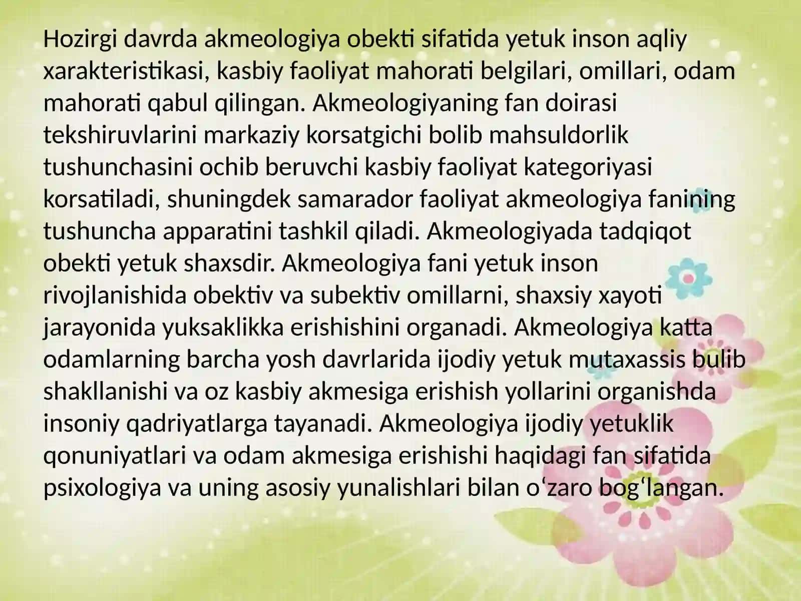 pedagogik akmeologiyaning metodologik prinsiplari va yondashuvlari 2