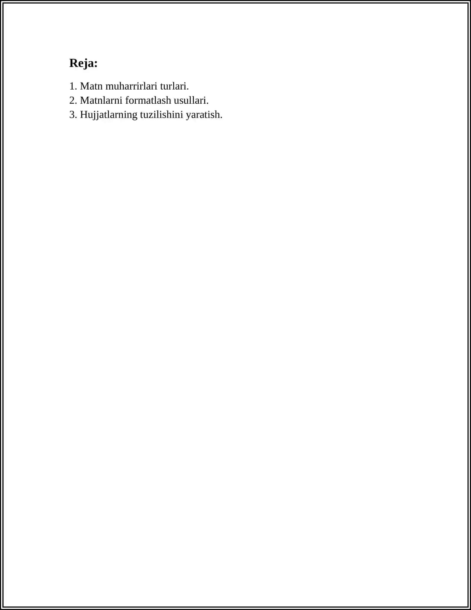 Matn muharrirlari turlari 2