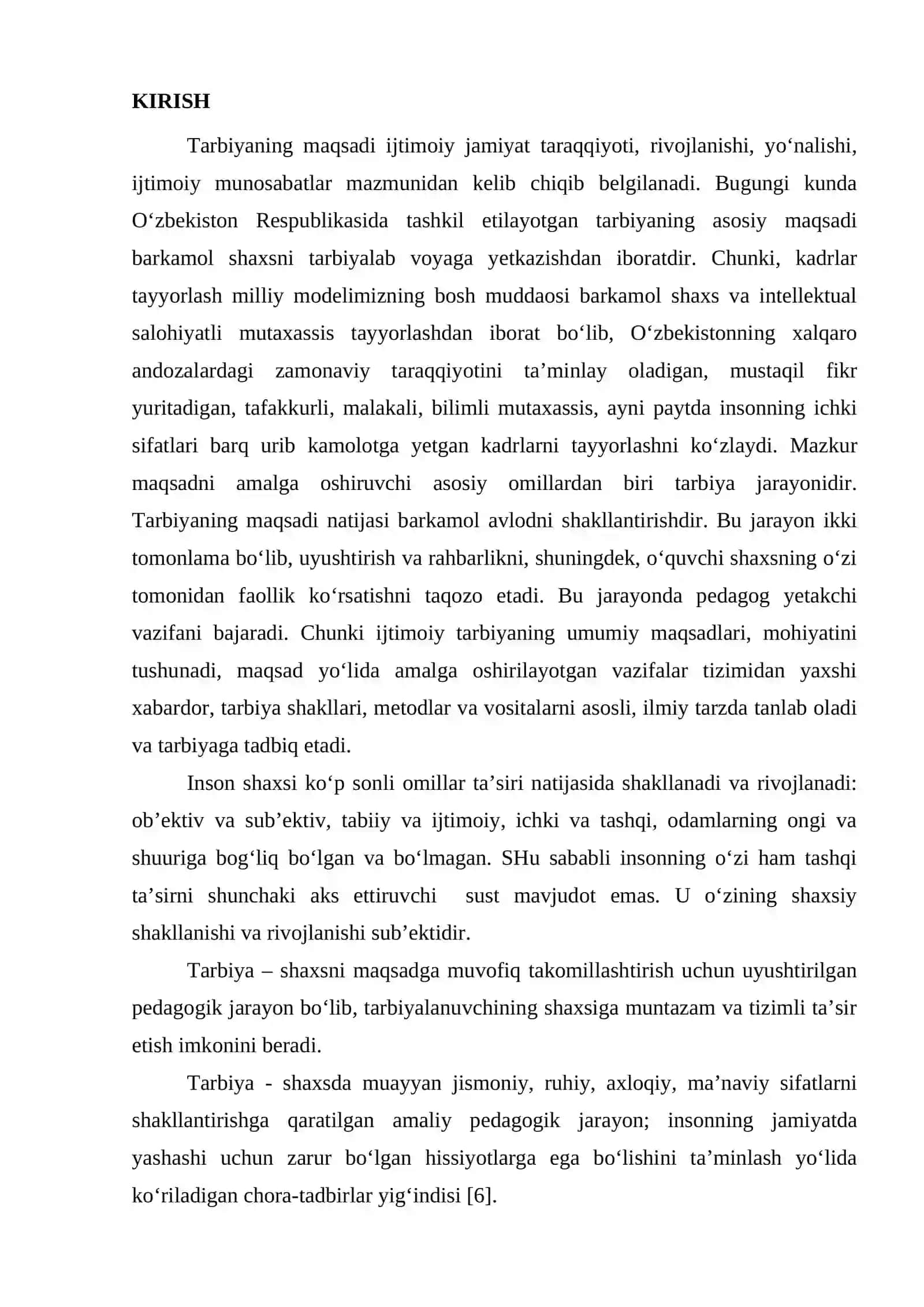 TARBIYAVIY JARAYONNI TASHKIL ETISH USULLARI. ISHNI INDIVIDUALLASHTIRISH TEXNOLOGIYASI 2
