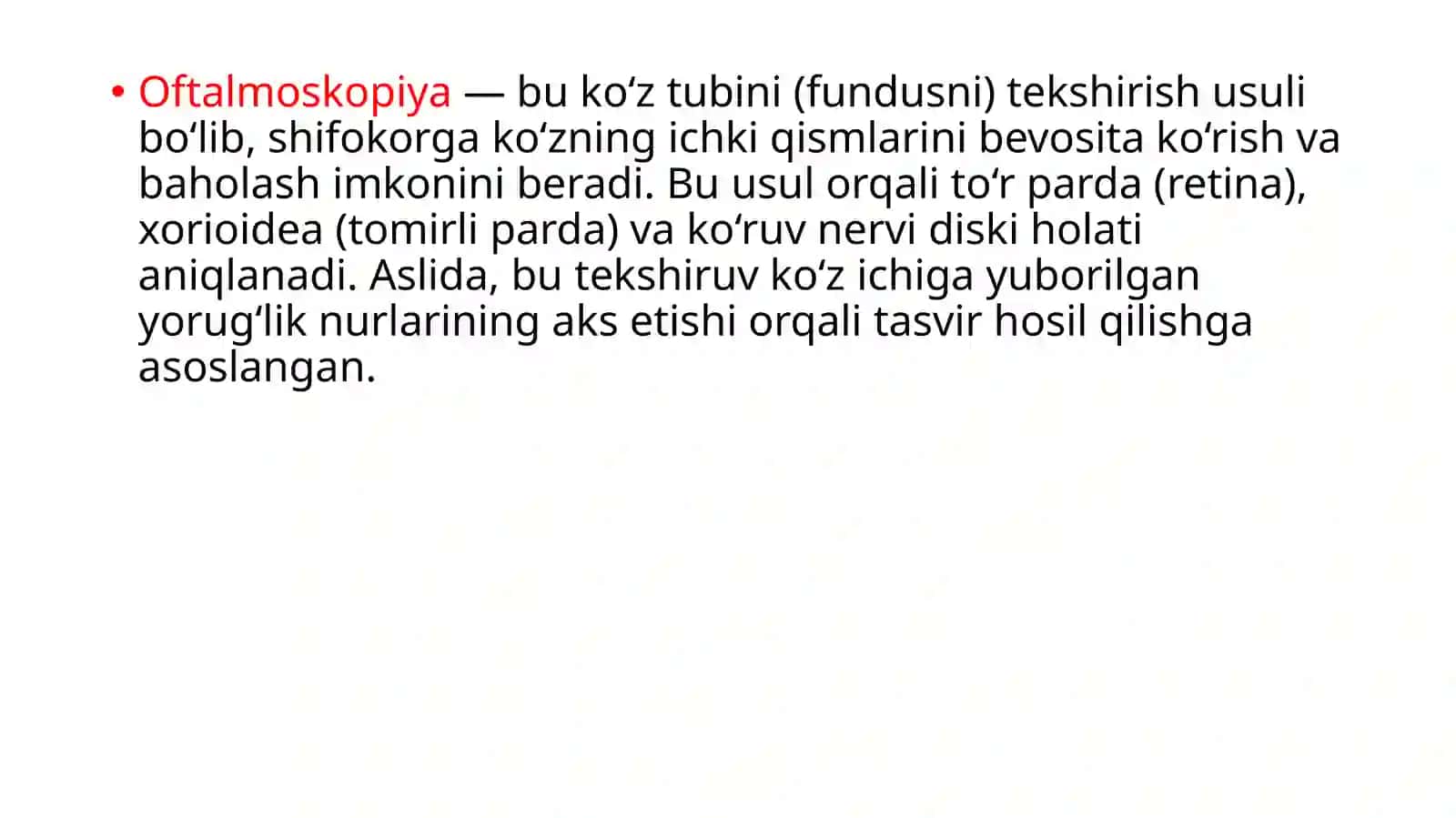 Oftalmoskopiya 2