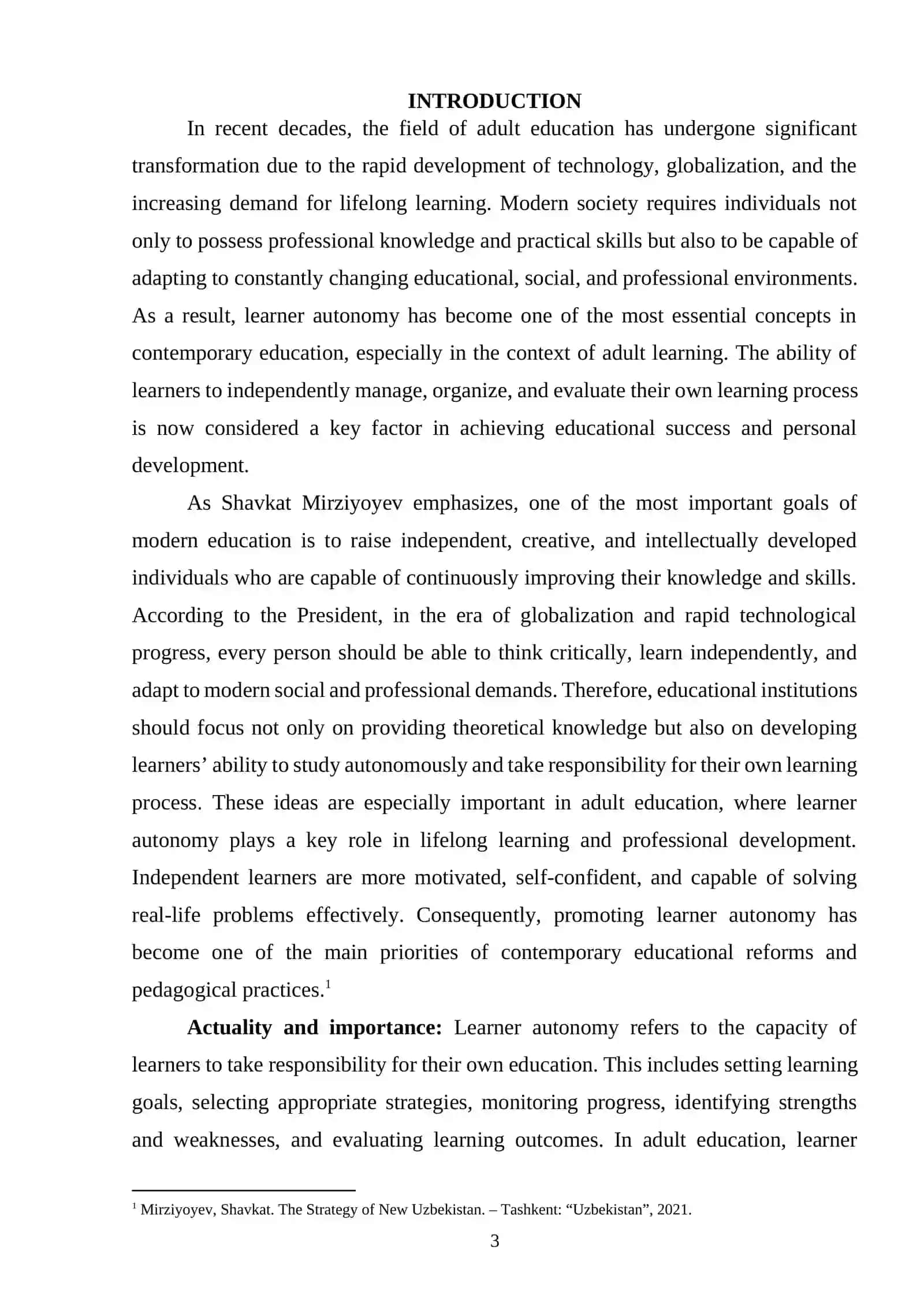 Building learner autonomy in adult education 2