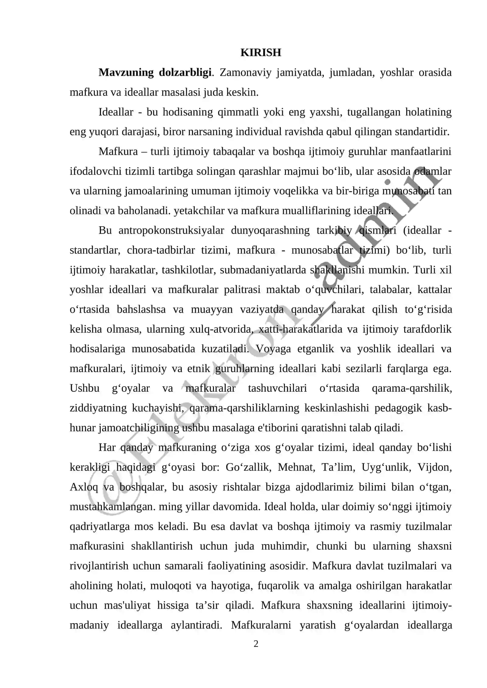 DUNYO GEOMAFKURAVIY MANZARASINI YOSHLAR DUNYOQARASHIGA TA’SIRINI TADQIQ ETISHNING NAZARIY-METODOLOGIK ASOSLARI 2