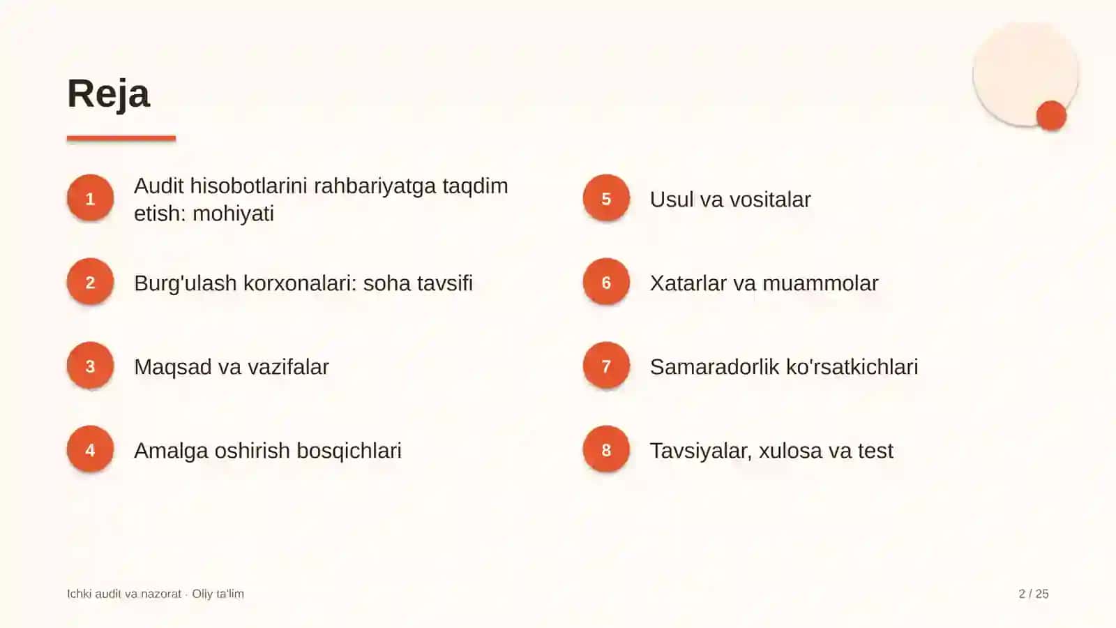 burg'ulash korxonalarida audit hisobotlarini rahbariyatga taqdim etish 4855 2