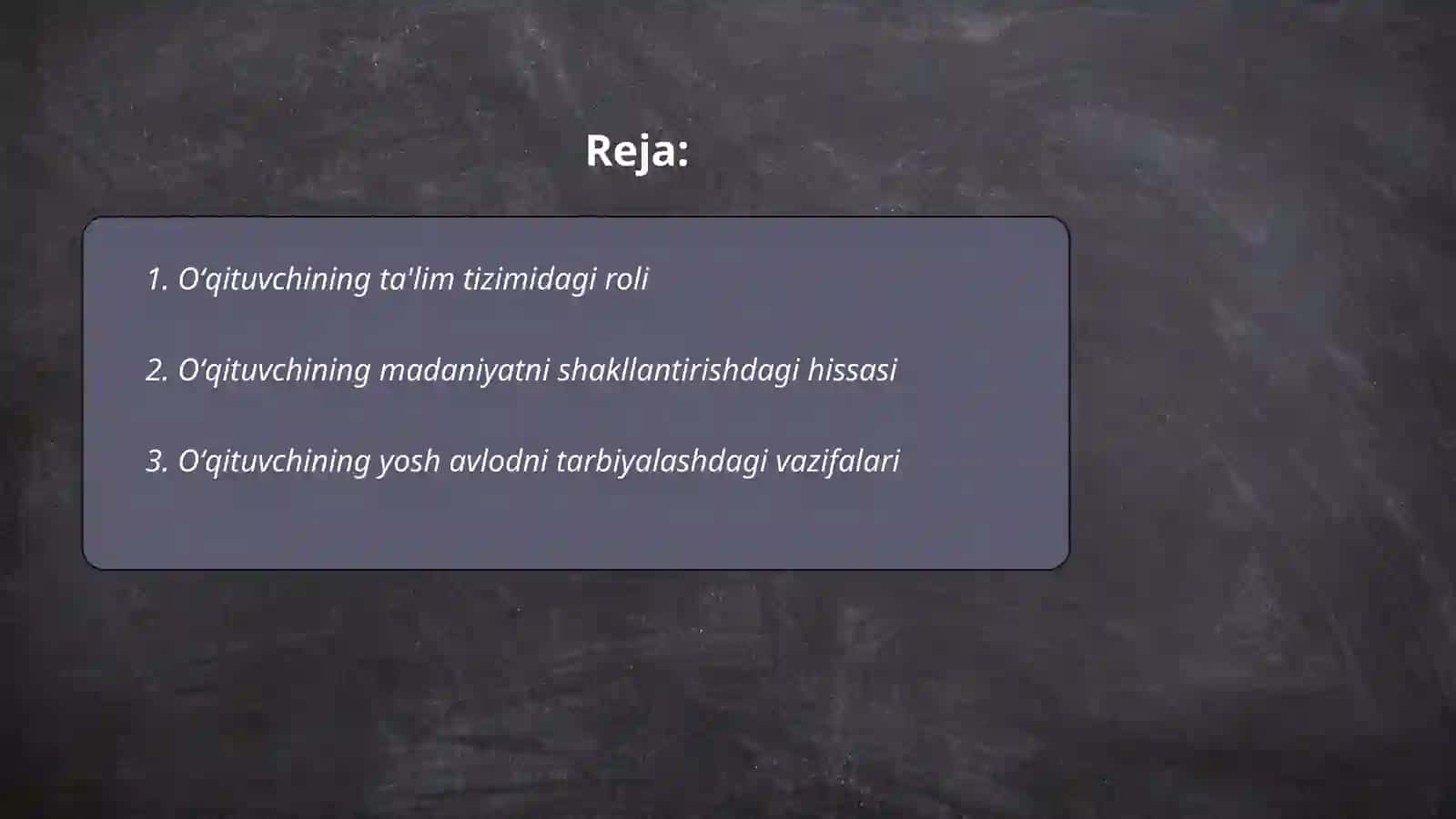 Oʻqituvchining jamiyatda tutgan oʻrni 2