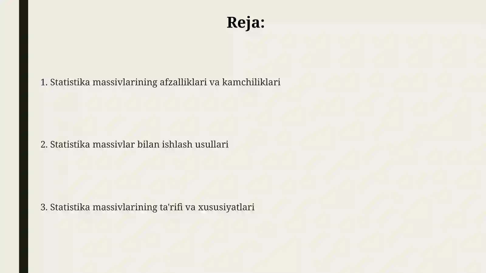 C++ dasturlashda statik massivlar 2