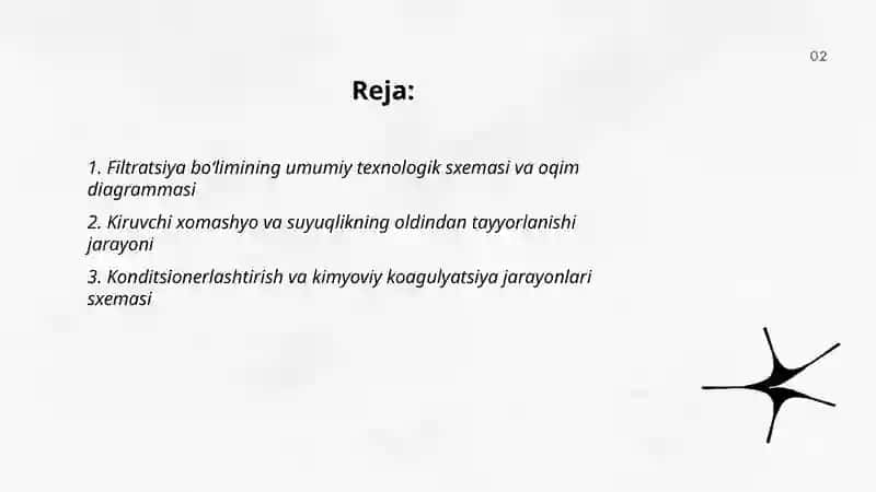 Filtraciya boliminin texnologik sxemasi 2
