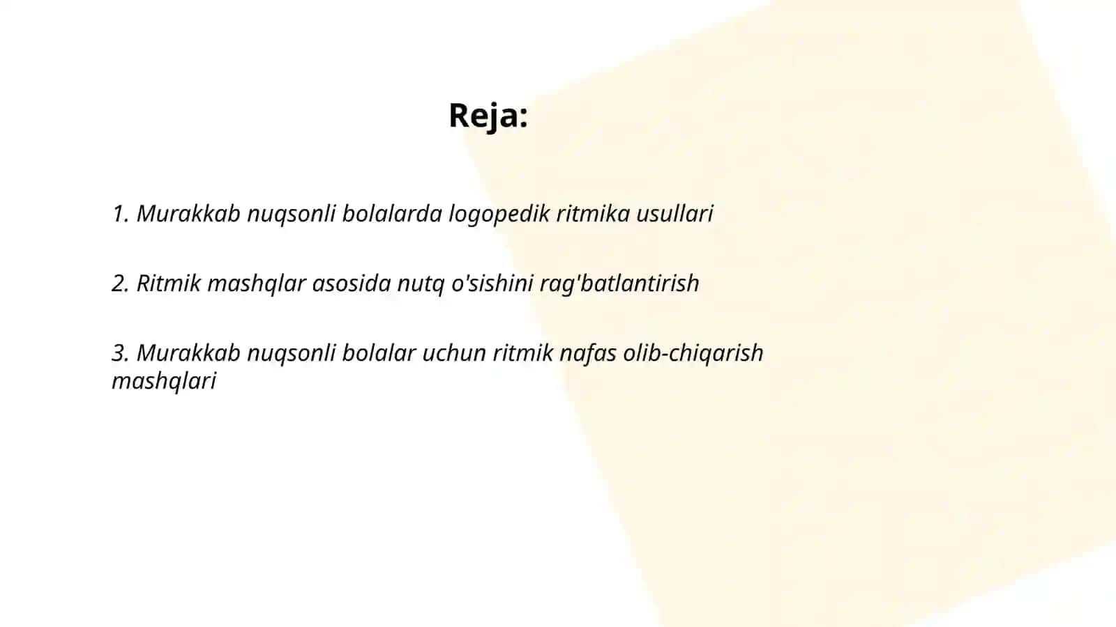 Murakkab nuqsonli bolalar bilan logopedik ritmika 2