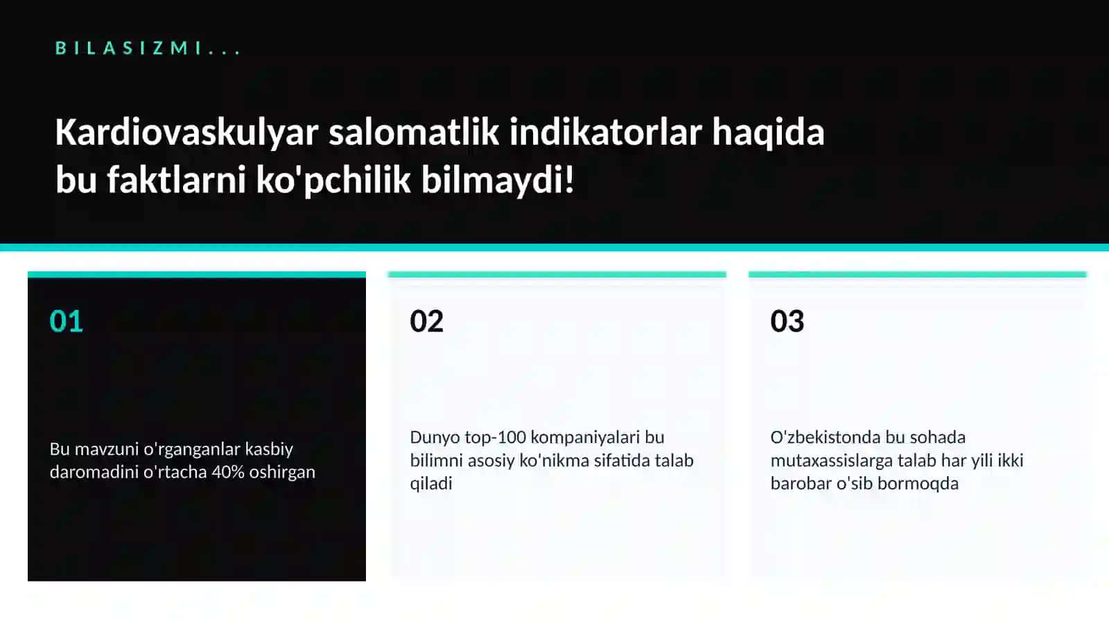 Kardiovaskulyar salomatlik indikatorlar 2