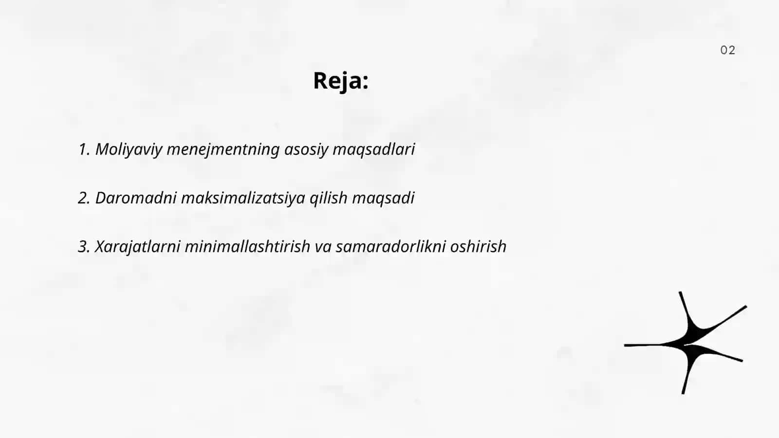 Moliyaviy menejmentning maqsad va vazifalari 2