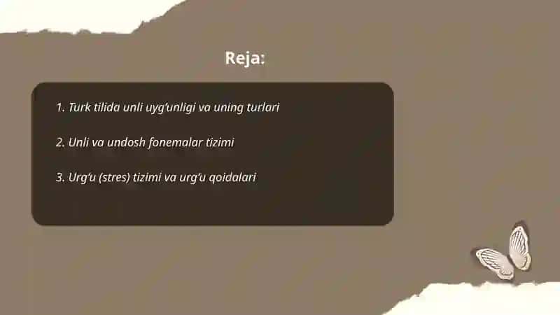 Turk tilining fonetik, leksik va grammatik xususiyatlari 2