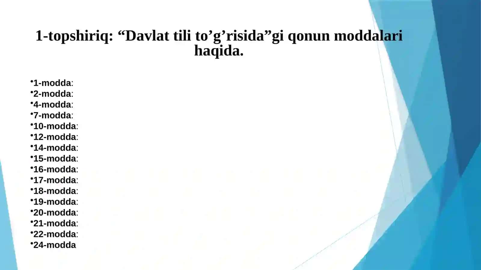Nutq uslublari va nutqiy faoliyat 2