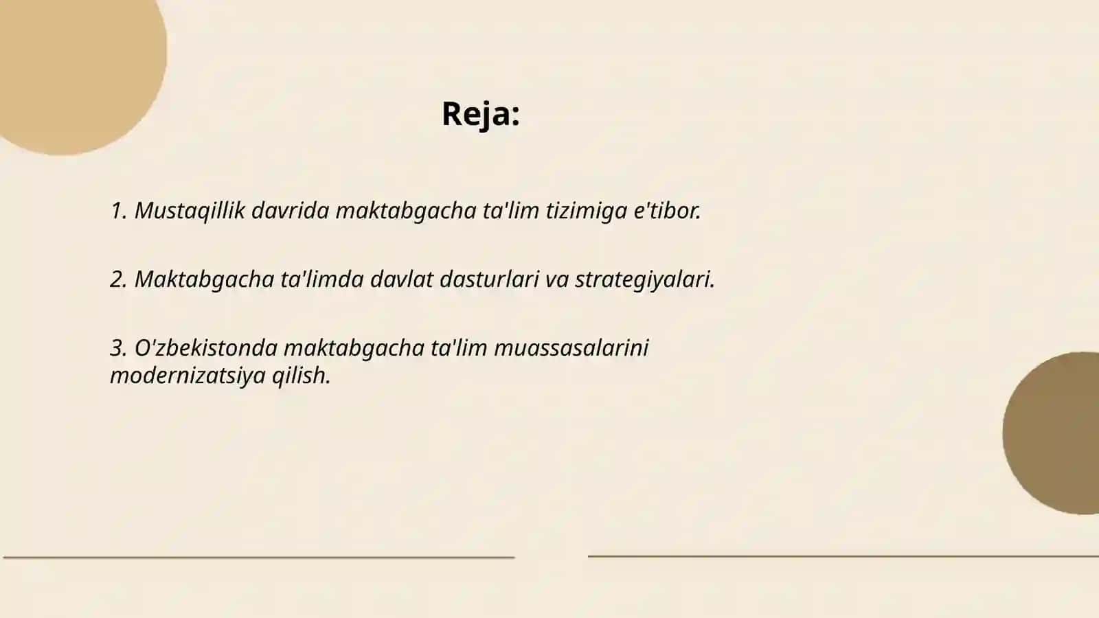 Mustaqillik yillarida maktabgacha ta'lim tizimini rivojlantirish tamoyillari va asosiy yo'nalishlari 2