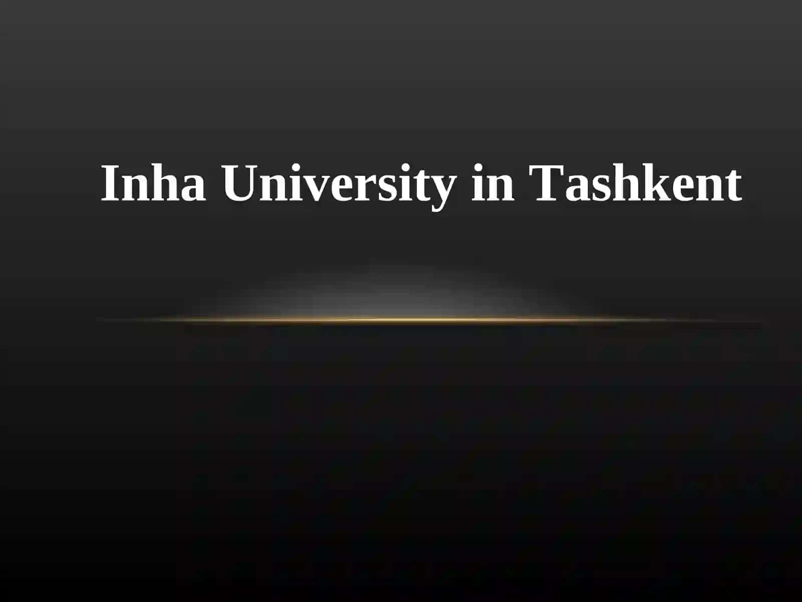Inha University in Tashkent 2