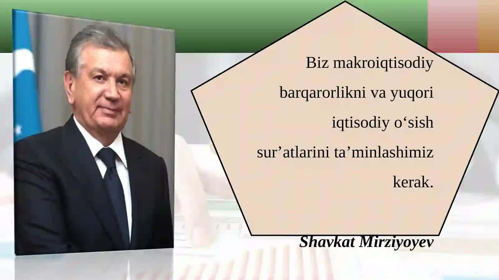 Asosiy makroiqtisodiy ko‘rsatkichlar 2