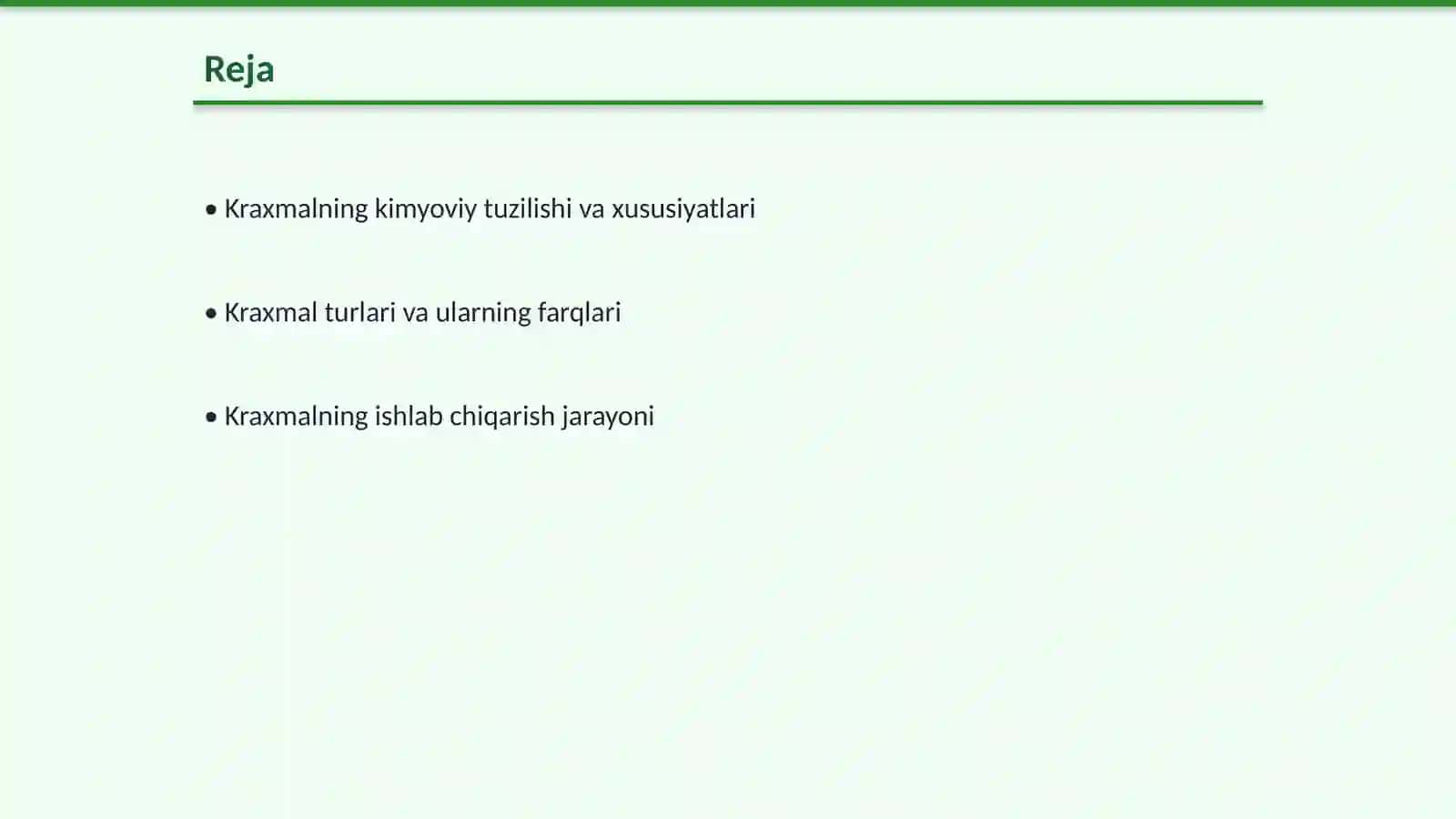 Kraxmalning Kimyoviy Tuzilishi 2
