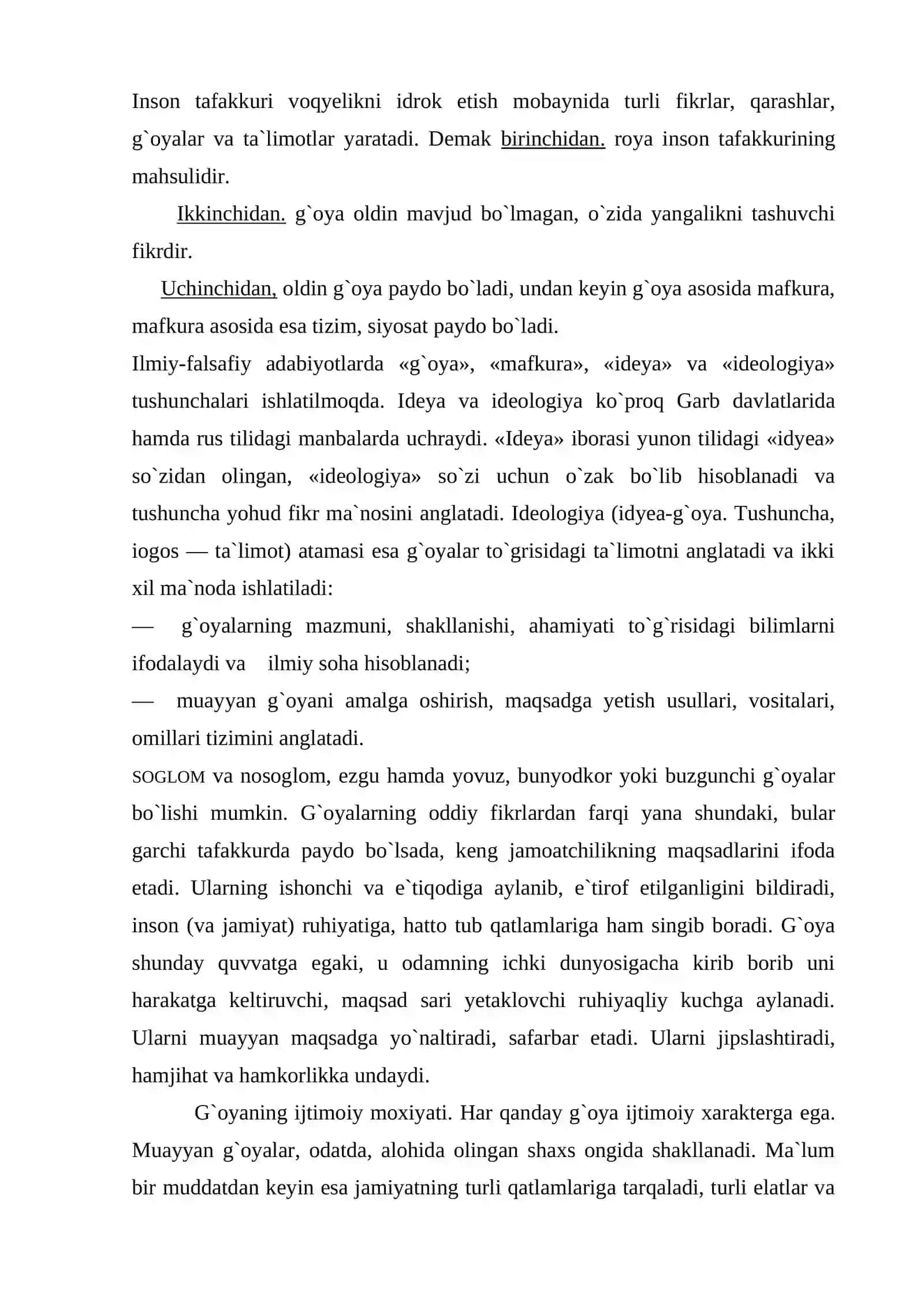 JAMIYAT TARAQQIYOTIDA IJTIMOIY ONG VA MAFKURANING O'RNI 2