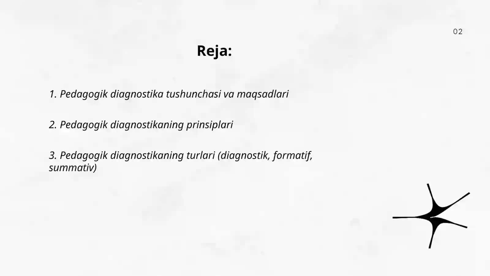 Pedagogik diagnostika 2