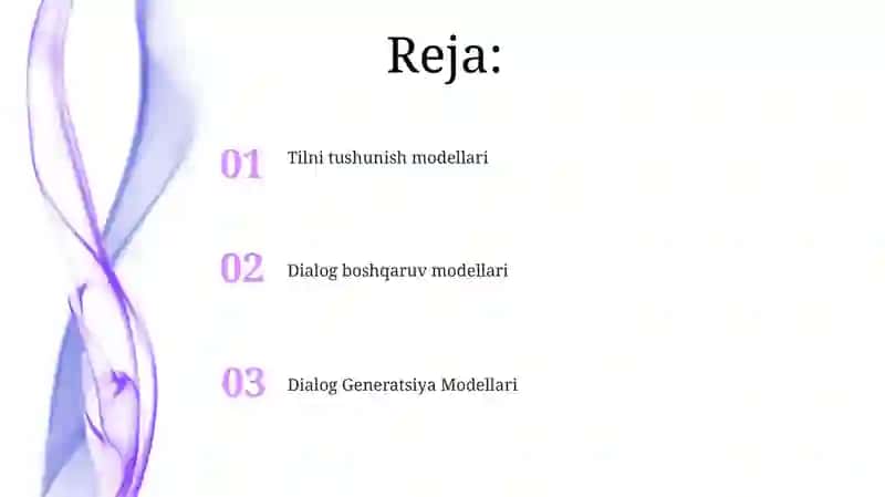 Dialogning kompyuterga oid modellari 2