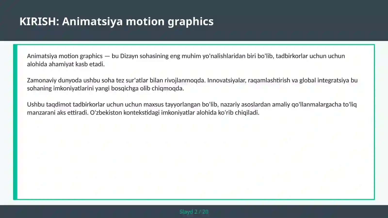 Animatsiya motion graphics 2