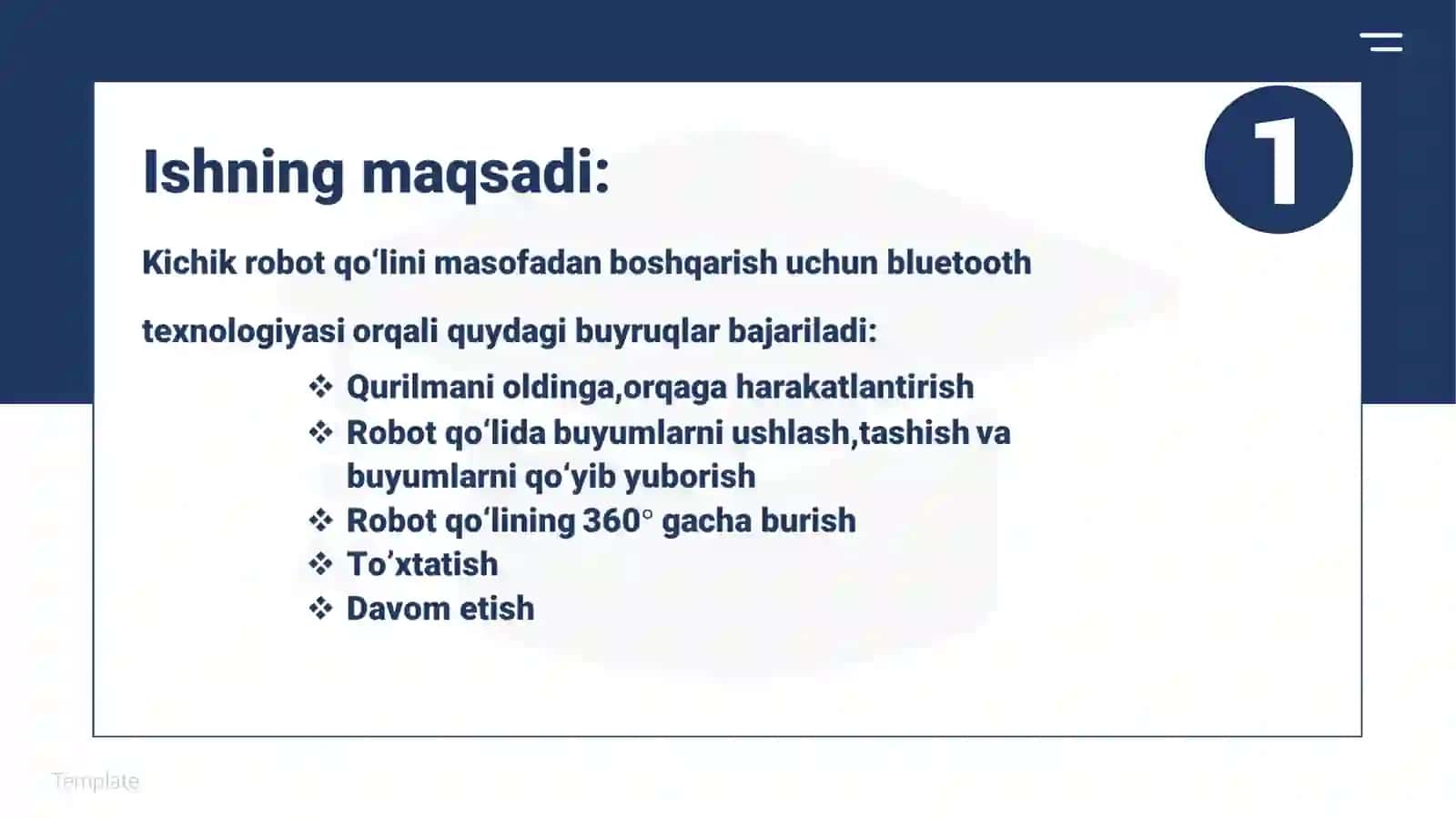 Kichik robot qo‘lini ishlash jarayoni 2